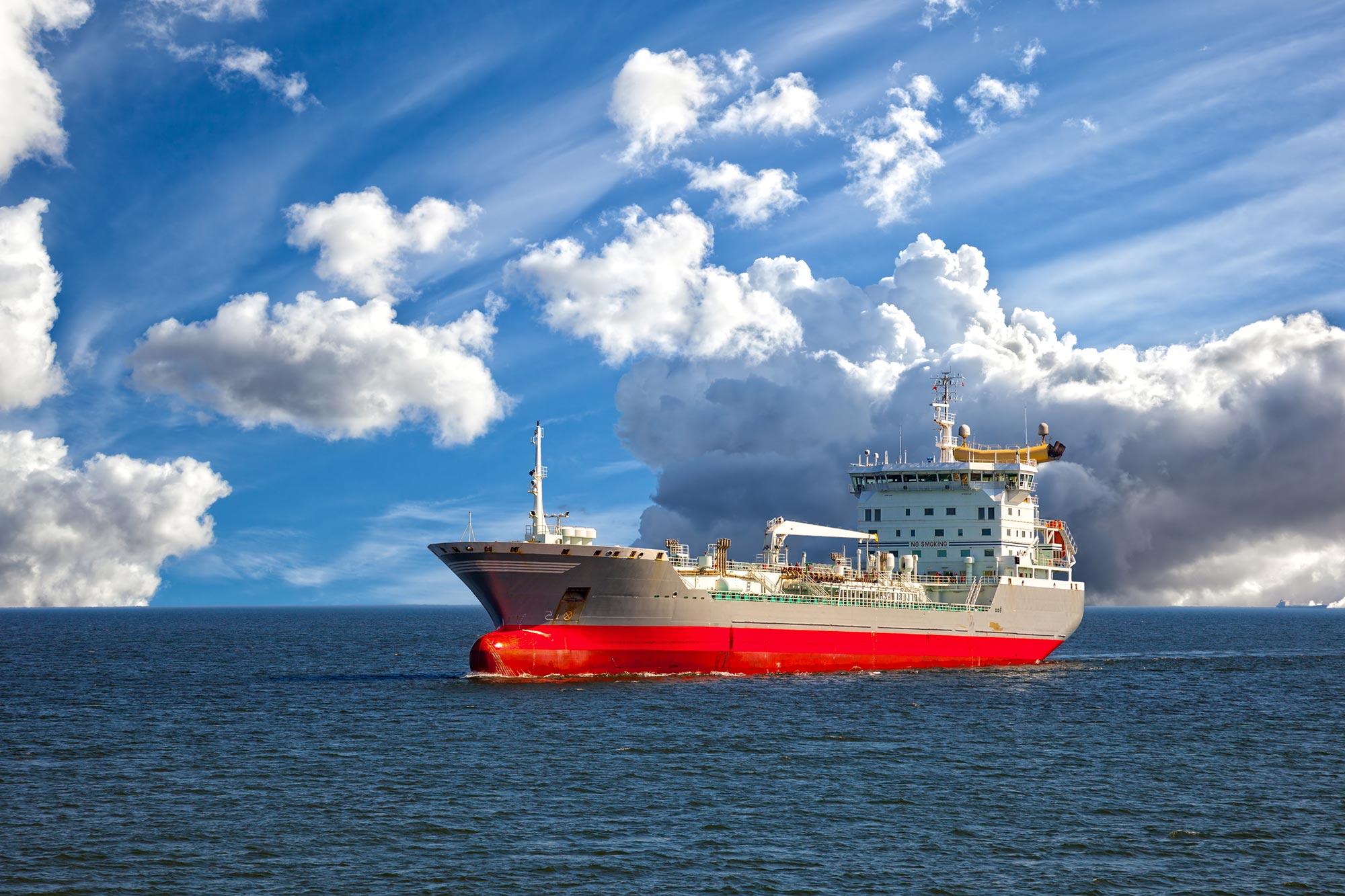 Ship at sea