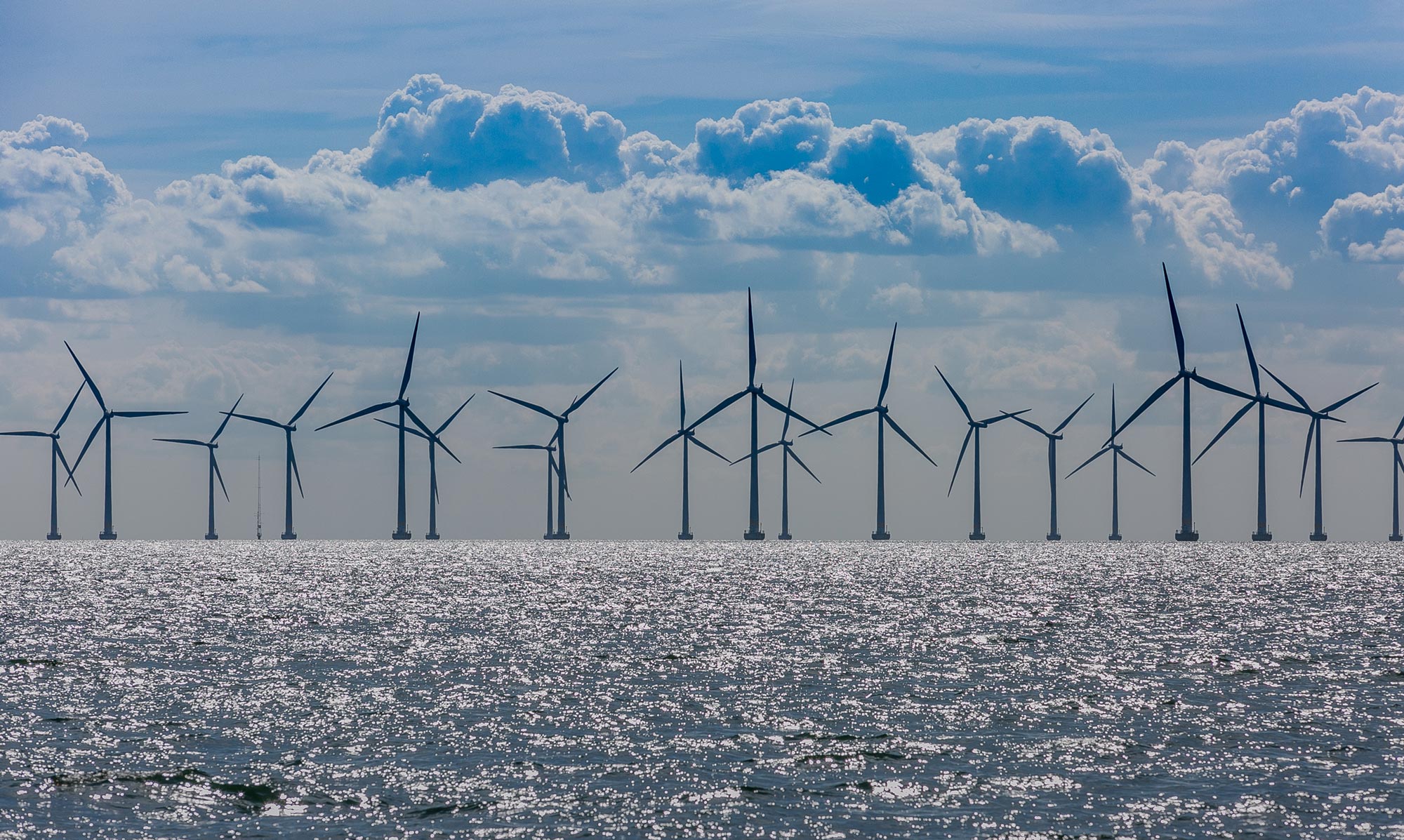 Windmills at sea